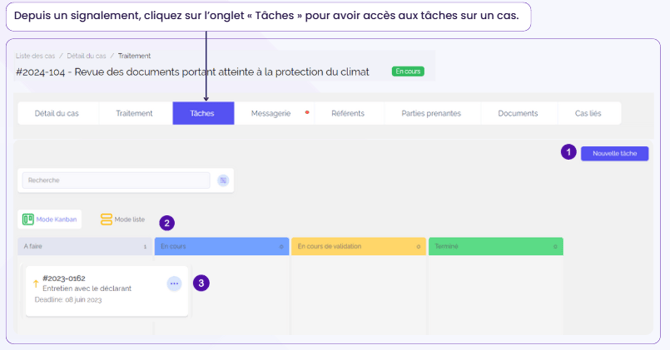 capture module taches